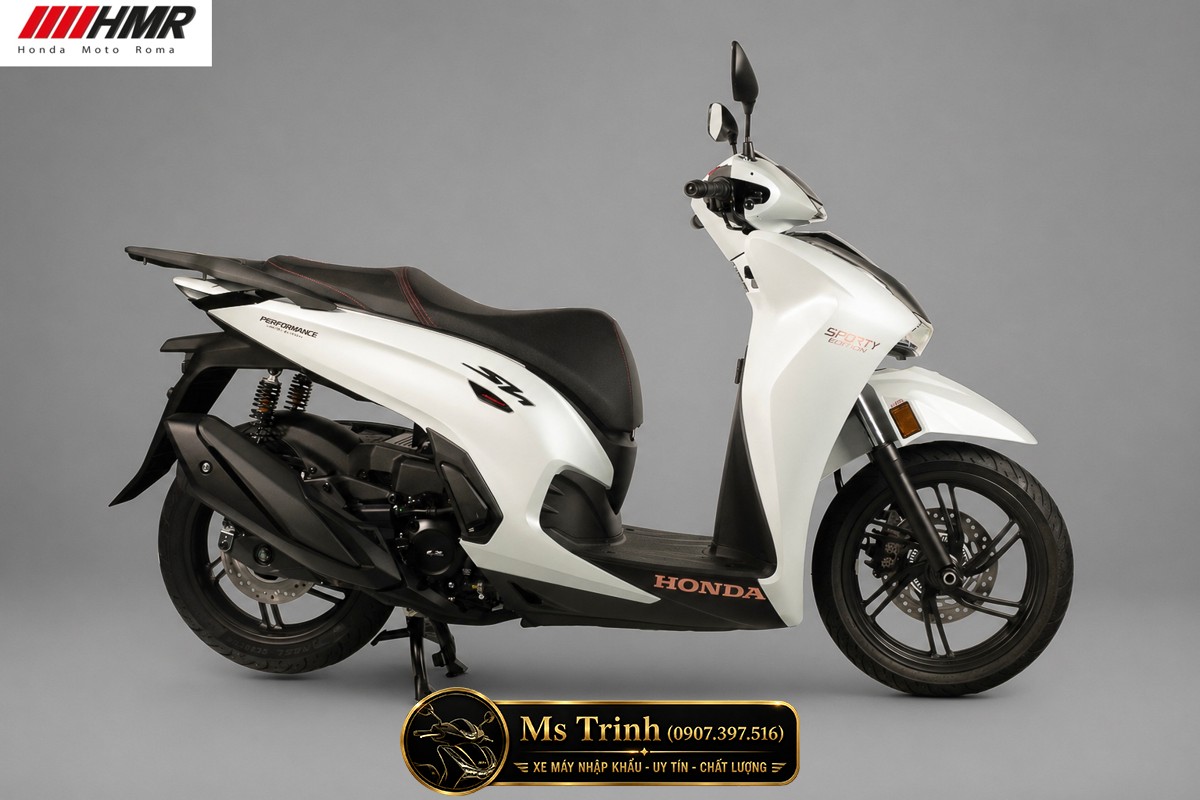Honda SH350i nhập Ý 2026 tại Nghệ An - SH350i Sporty Trắng Nhám, Xám Bóng Đẳng Cấp Chuẩn Ý
