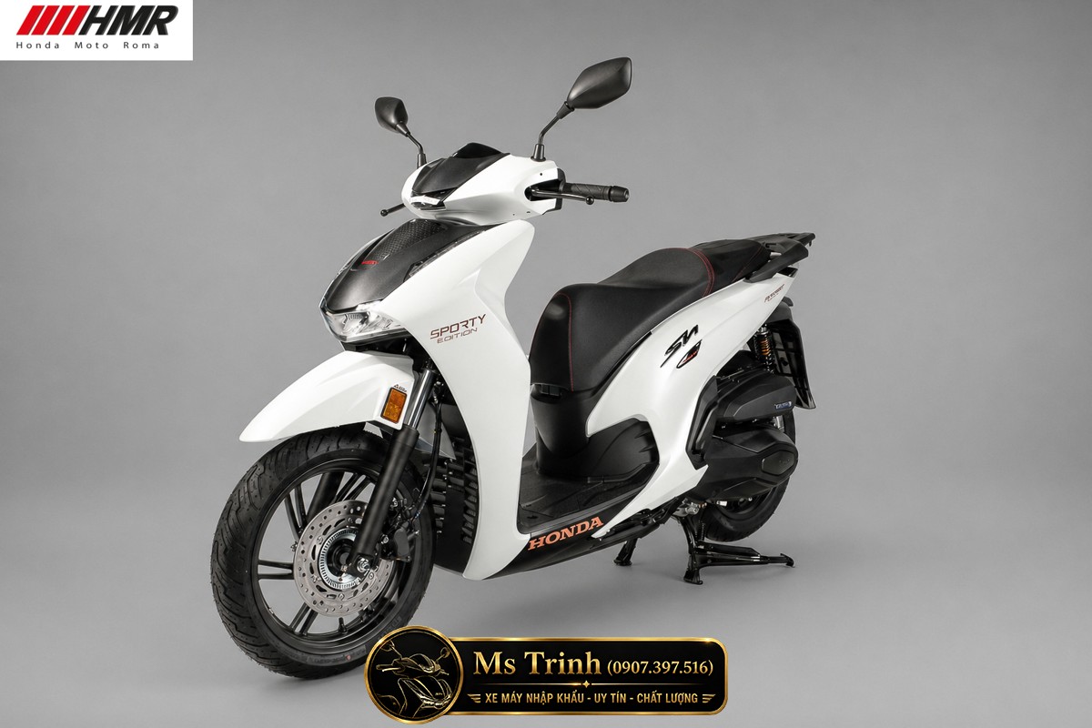 Honda SH350i nhập Ý 2026 tại Nghệ An - SH350i Sporty Trắng Nhám, Xám Bóng Đẳng Cấp Chuẩn Ý