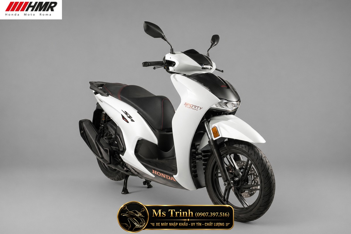 Honda SH350i nhập Ý 2026 tại Nghệ An - SH350i Sporty Trắng Nhám, Xám Bóng Đẳng Cấp Chuẩn Ý