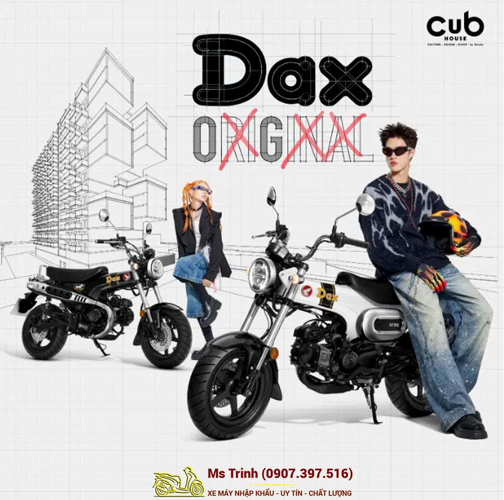 Honda Dax ST125 2026 tại Nghệ An - Minibike huyền thoại khung T-Bone đầy cá tính