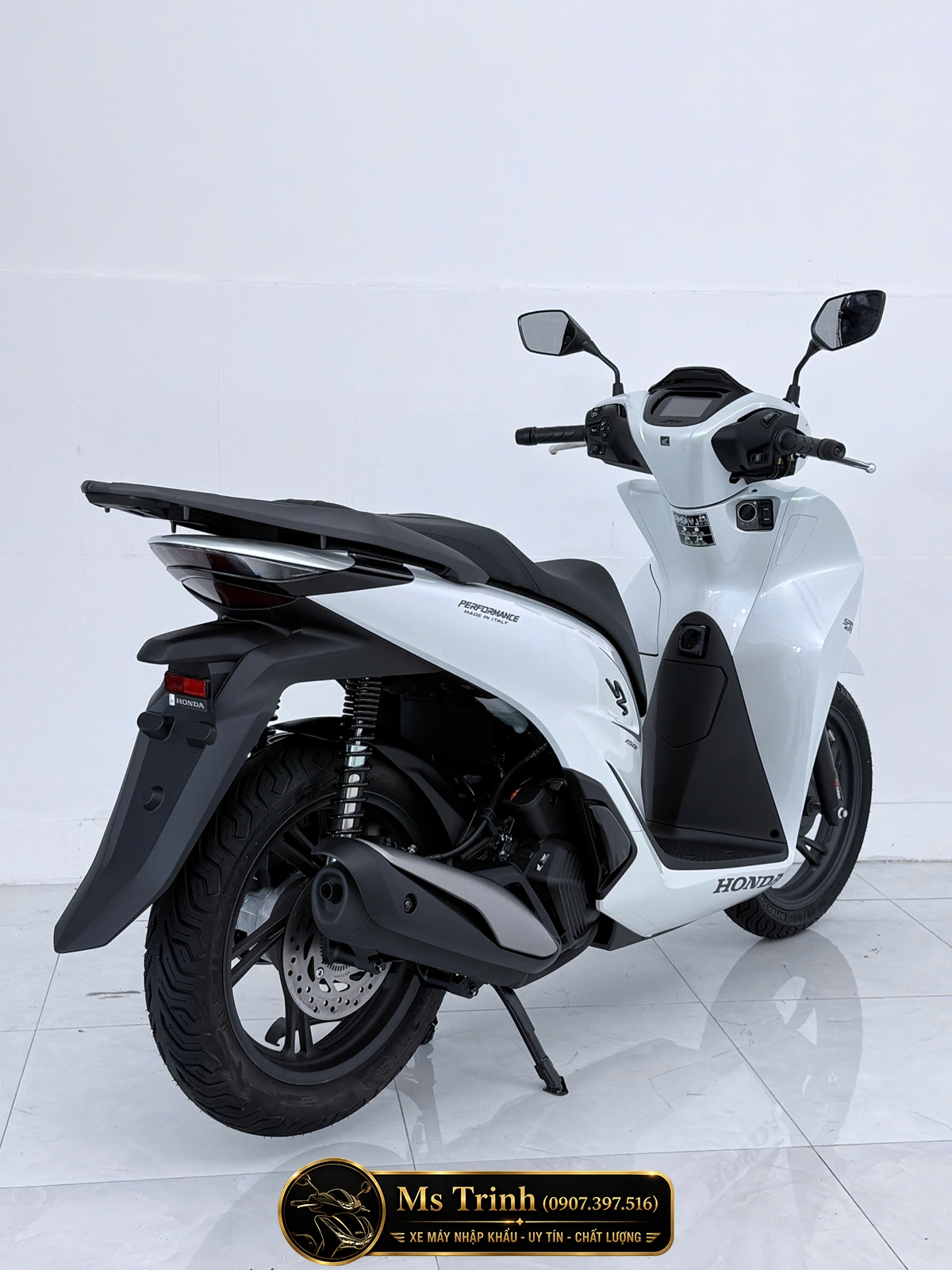 Honda SH150i Special Edition Standard nhập HMR Ý màu trắng tại Nghệ An: Giá trị nằm trong từng chi tiết nguyên bản