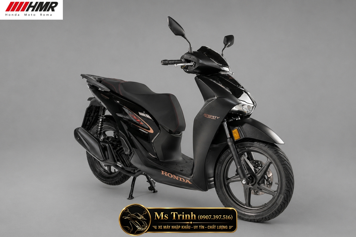 Honda SH150i nhập Ý 2026 Sporty màu đen tại Nghệ An - Mẫu SH Ý cao cấp được săn đón nhất hiện nay