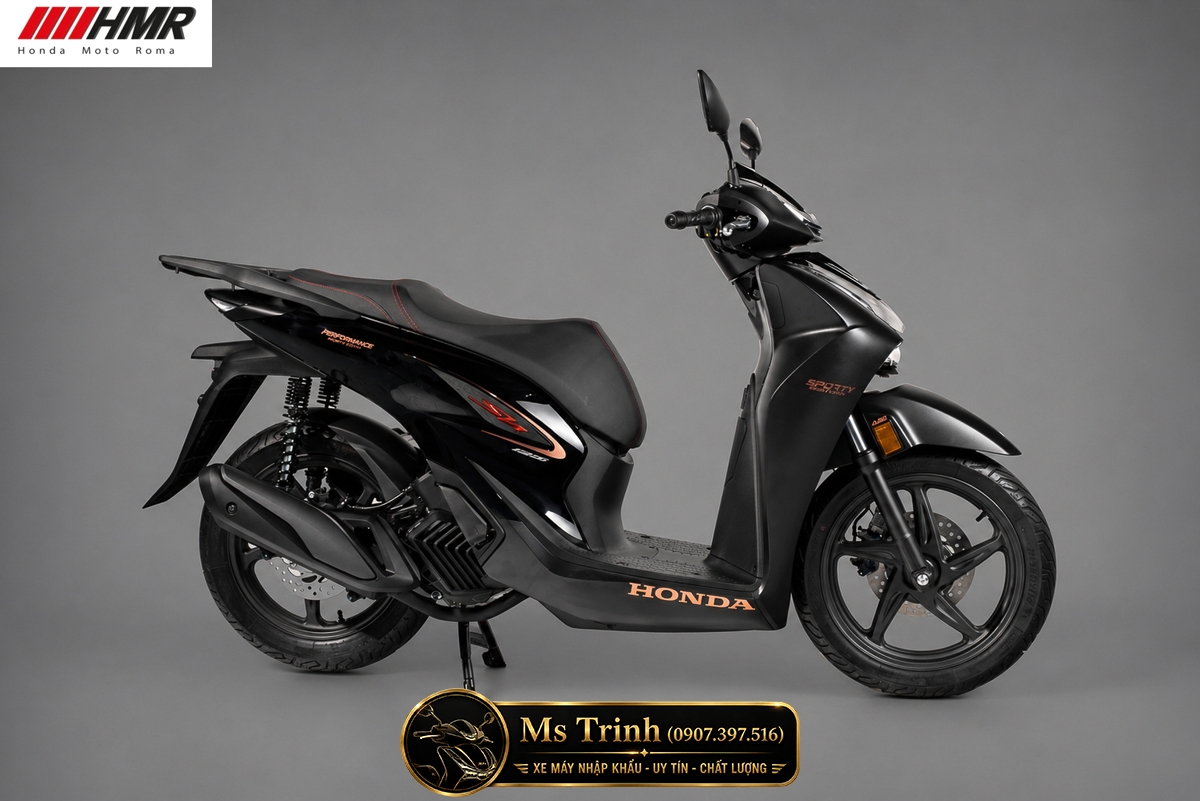Honda SH150i nhập Ý 2026 Sporty màu đen tại Nghệ An - Mẫu SH Ý cao cấp được săn đón nhất hiện nay