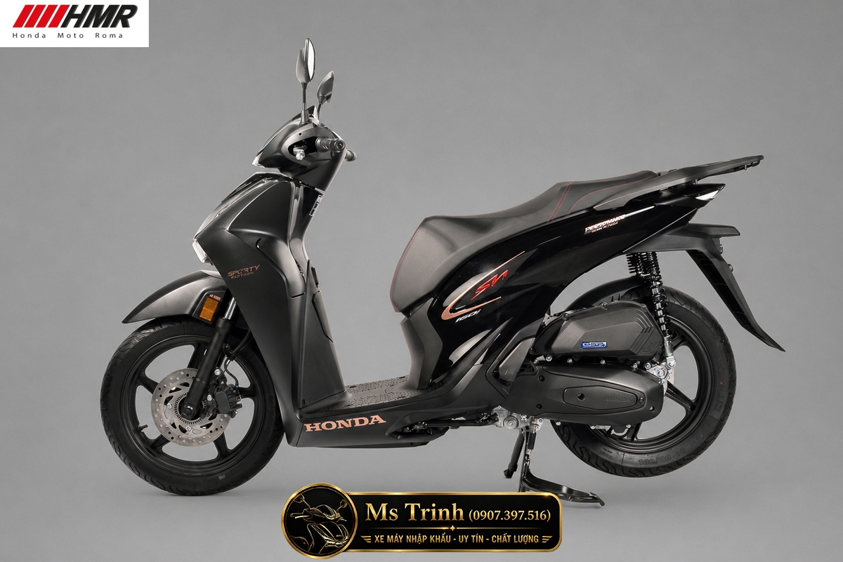 Honda SH150i nhập Ý 2026 Sporty màu đen tại Nghệ An - Mẫu SH Ý cao cấp được săn đón nhất hiện nay