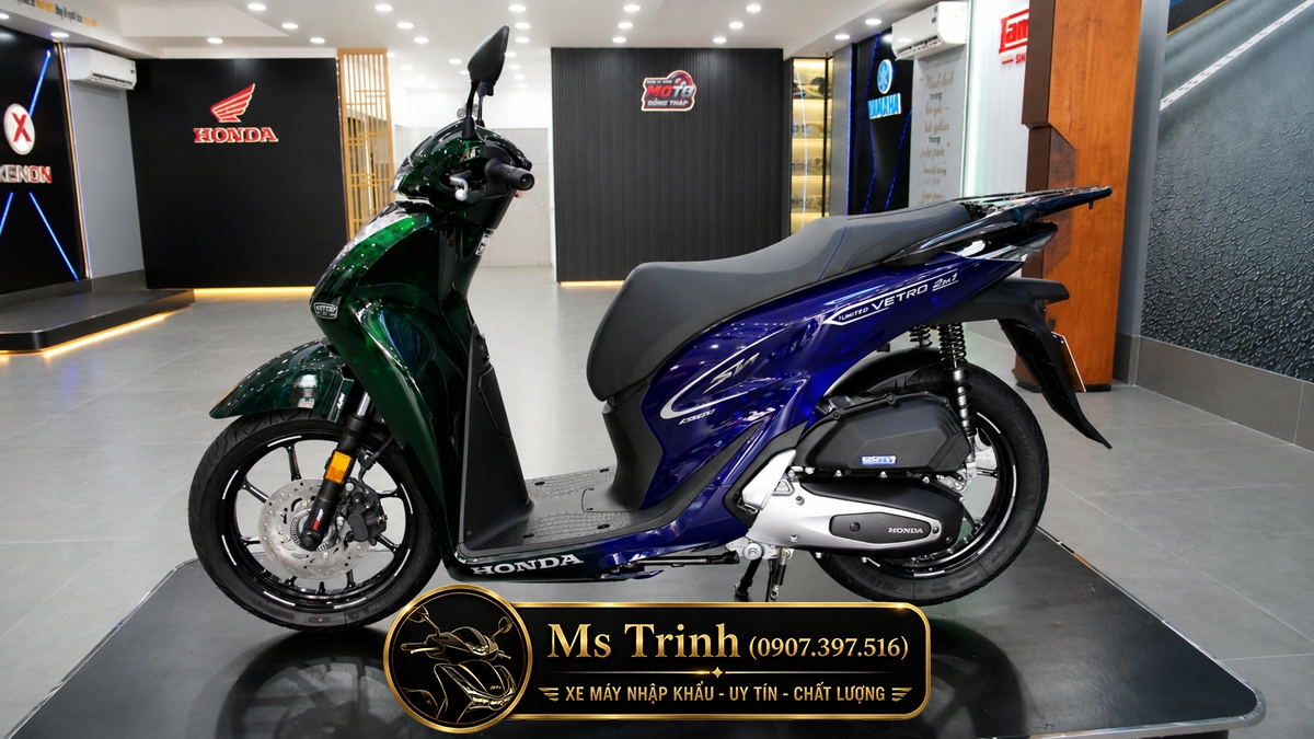 Honda SH150i Vetro Green - Sapphire tại Nghệ An: SH Ý Limited 200 xe
