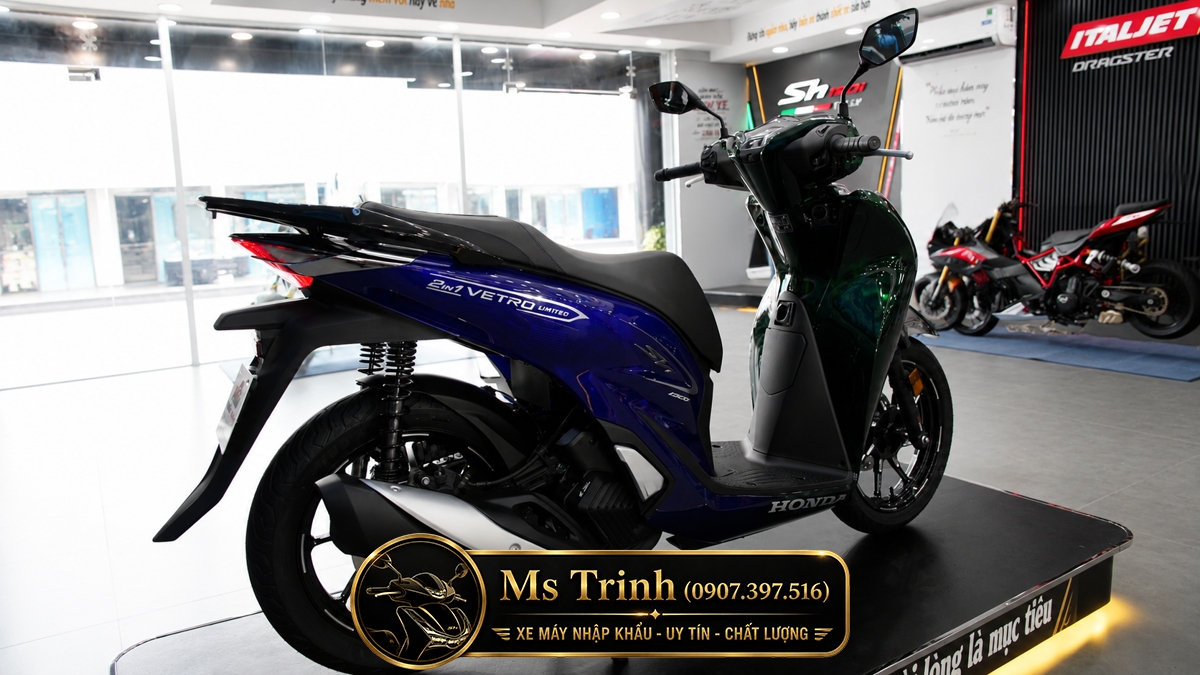 Honda SH150i Vetro Green - Sapphire tại Nghệ An: SH Ý Limited 200 xe