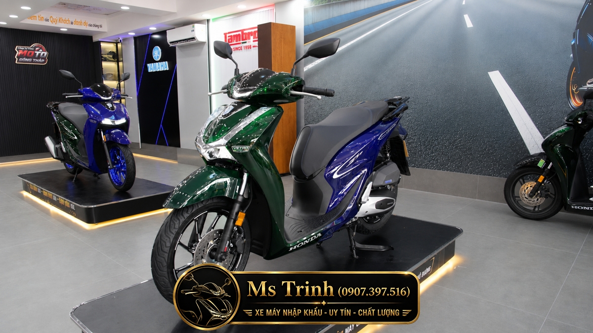 Honda SH150i Vetro Green - Sapphire tại Nghệ An: SH Ý Limited 200 xe
