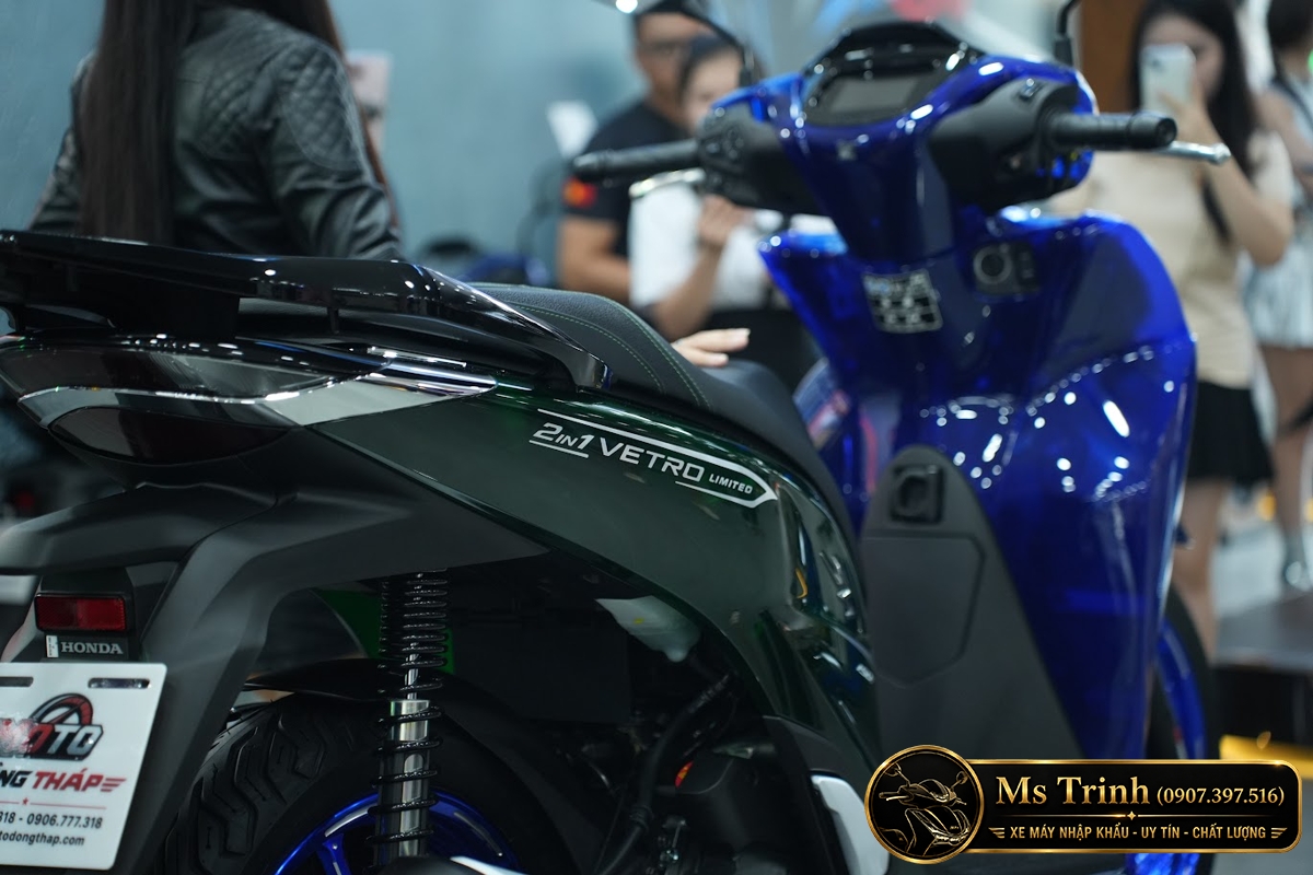 Honda SH150i Vetro Sapphire - Green tại Nghệ An: SH Ý 2 trong 1 giới hạn 200 xe