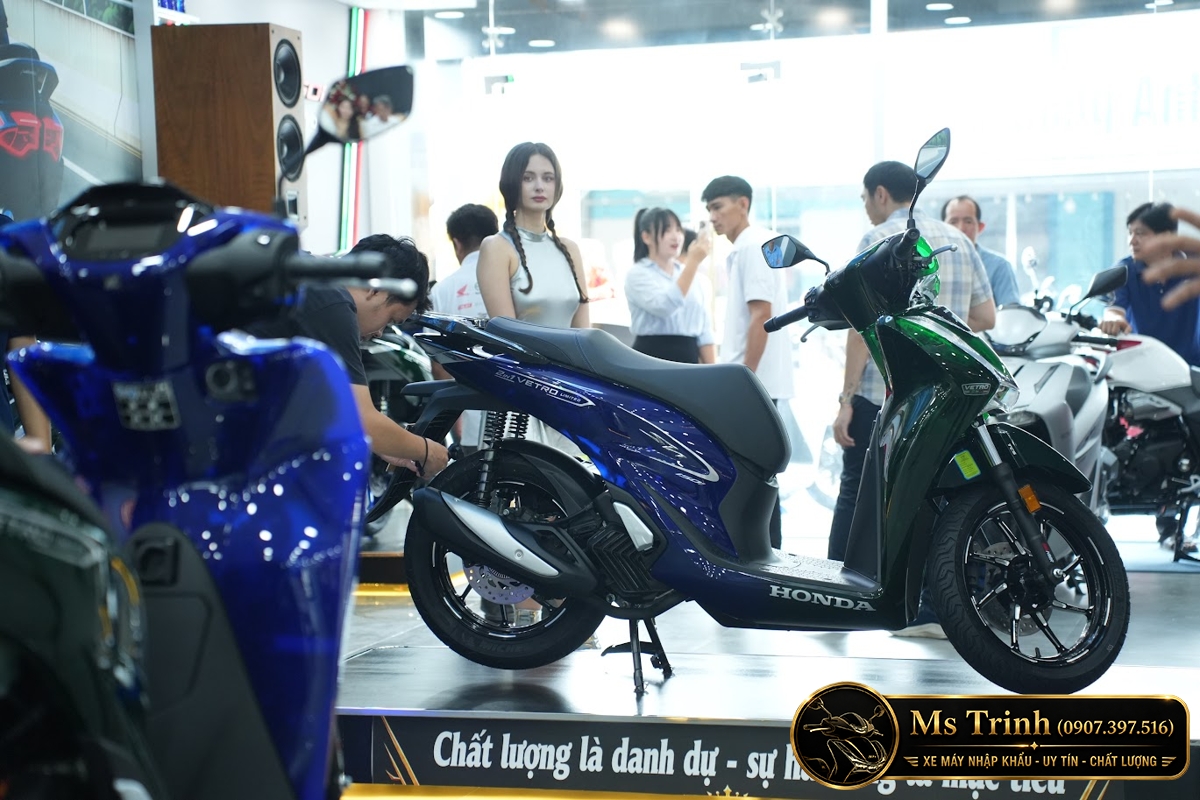 Honda SH150i Vetro Sapphire - Green tại Nghệ An: SH Ý 2 trong 1 giới hạn 200 xe
