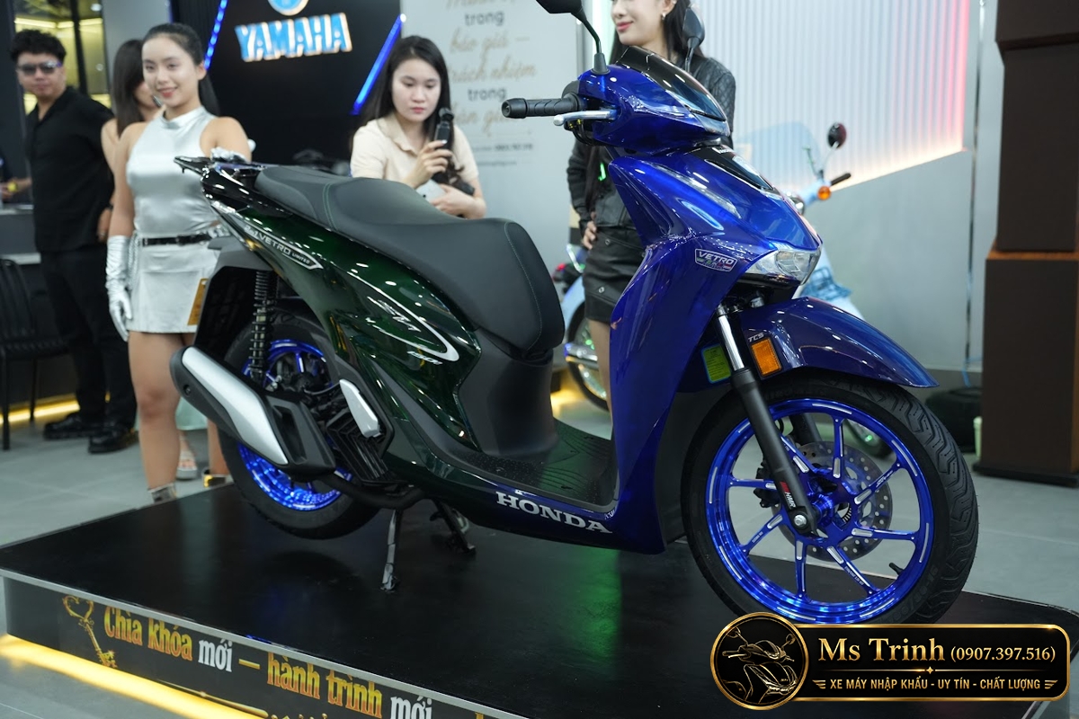 Honda SH150i Vetro Sapphire - Green tại Nghệ An: SH Ý 2 trong 1 giới hạn 200 xe