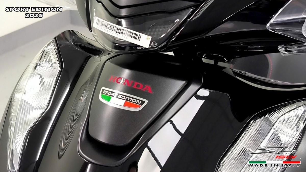 Honda SH150i 2025 Italy Sport Edition Màu Đen, Nhập Chính Hãng, Giá Rẻ tại Nghệ An