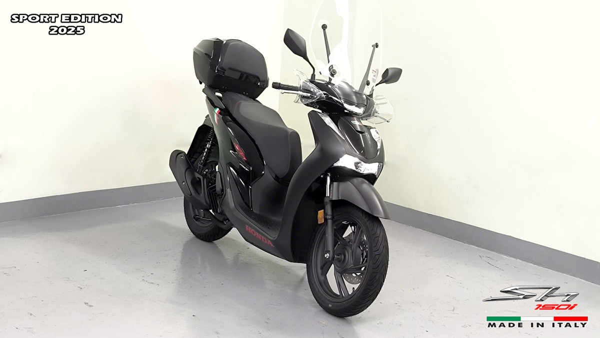 Honda SH150i 2025 Italy Sport Edition Màu Đen, Nhập Chính Hãng, Giá Rẻ tại Nghệ An