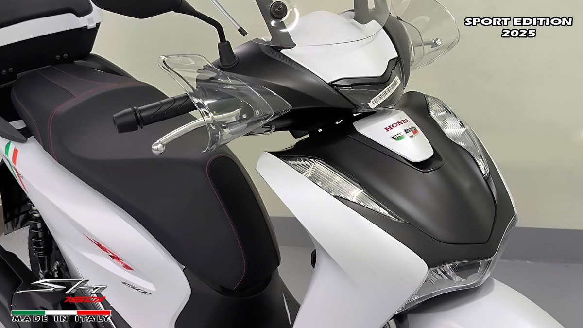Honda SH150i Sport Edition 2025 Trắng, Made In Italy, Nhập Chính Hãng tại Nghệ An