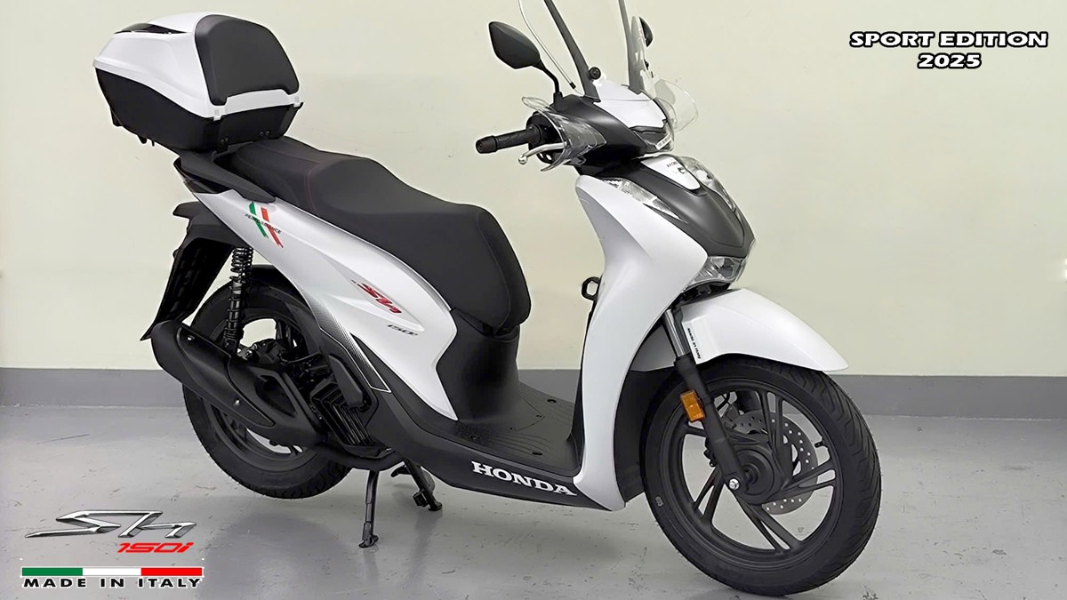 Honda SH150i Sport Edition 2025 Trắng, Made In Italy, Nhập Chính Hãng tại Nghệ An