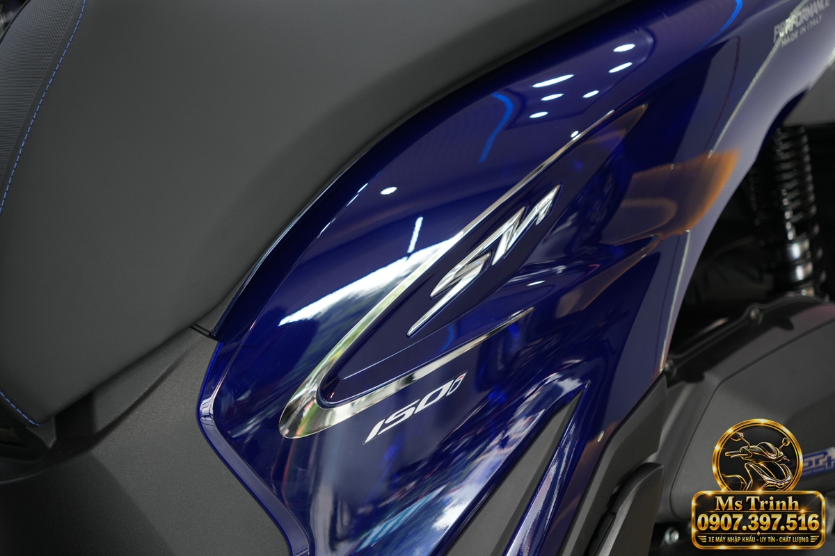 Honda SH150 Vetro Blue 2027 tại Nghệ An - Xanh Sapphire trong suốt, nhập Ý sang trọng