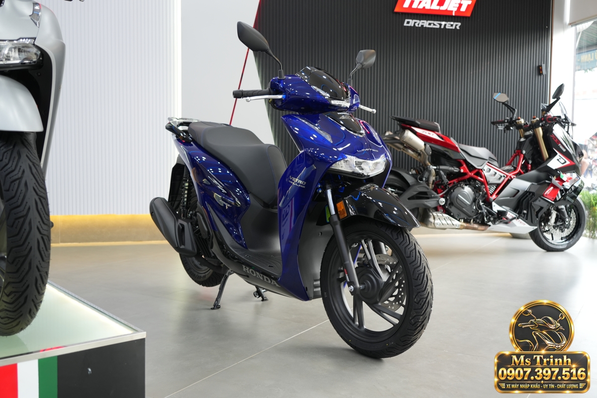 Honda SH150 Vetro Blue 2027 tại Nghệ An - Xanh Sapphire trong suốt, nhập Ý sang trọng