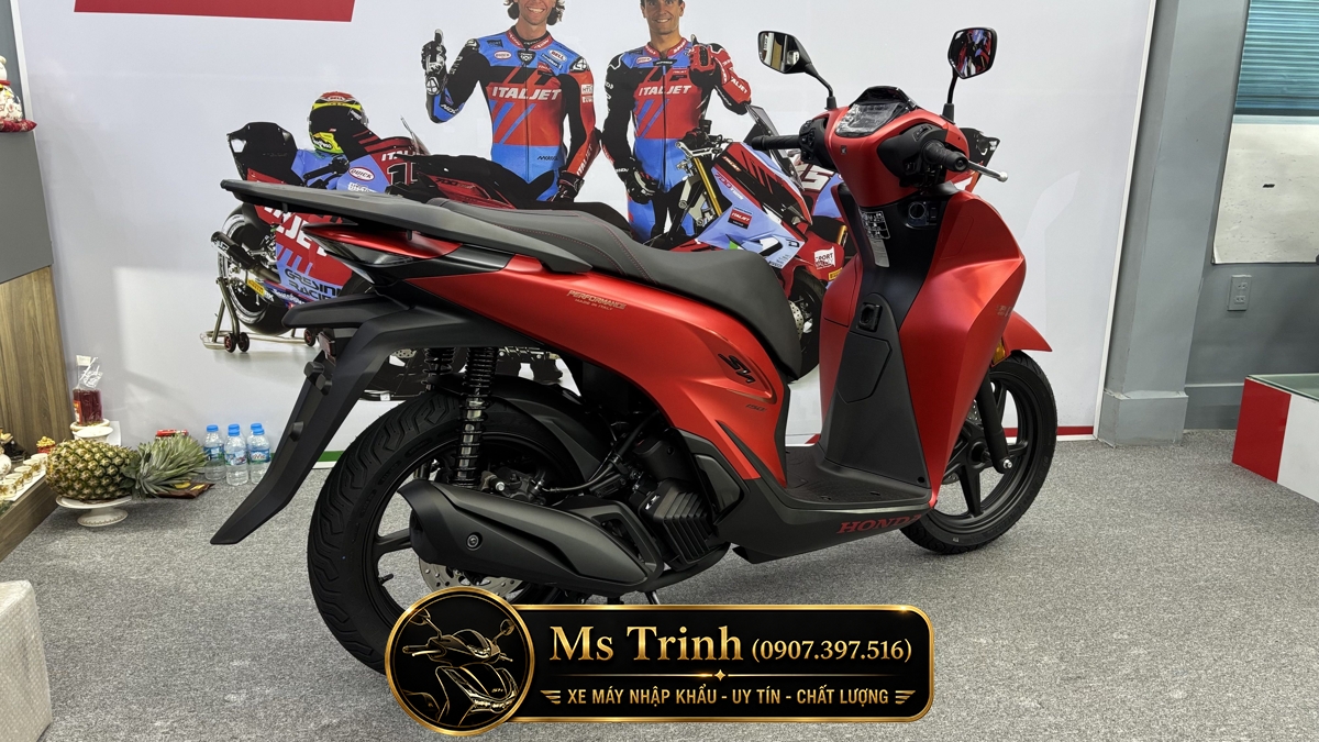 Honda SH150 Ý 2026 màu đỏ Sporty New Concept tại Nghệ An: Giá trị khác biệt của một chiếc SH nhập khẩu