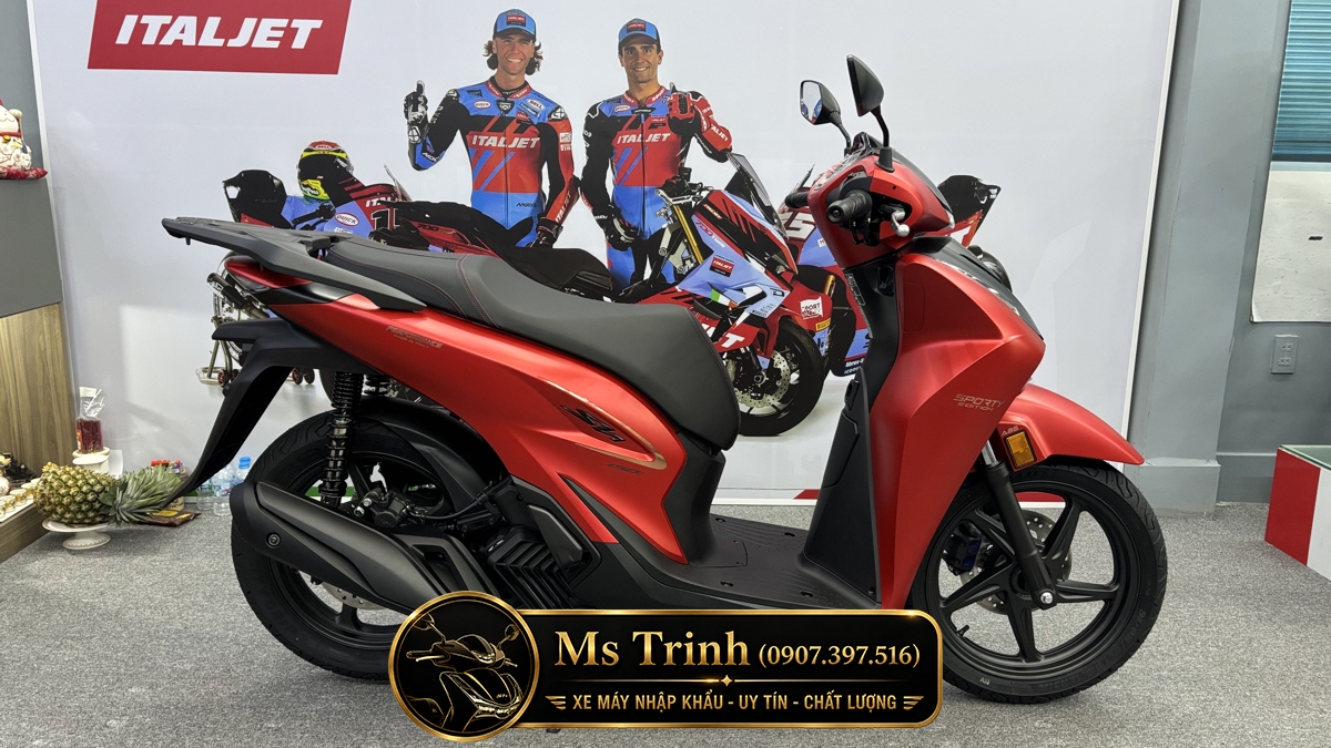 Honda SH150 Ý 2026 màu đỏ Sporty New Concept tại Nghệ An: Giá trị khác biệt của một chiếc SH nhập khẩu