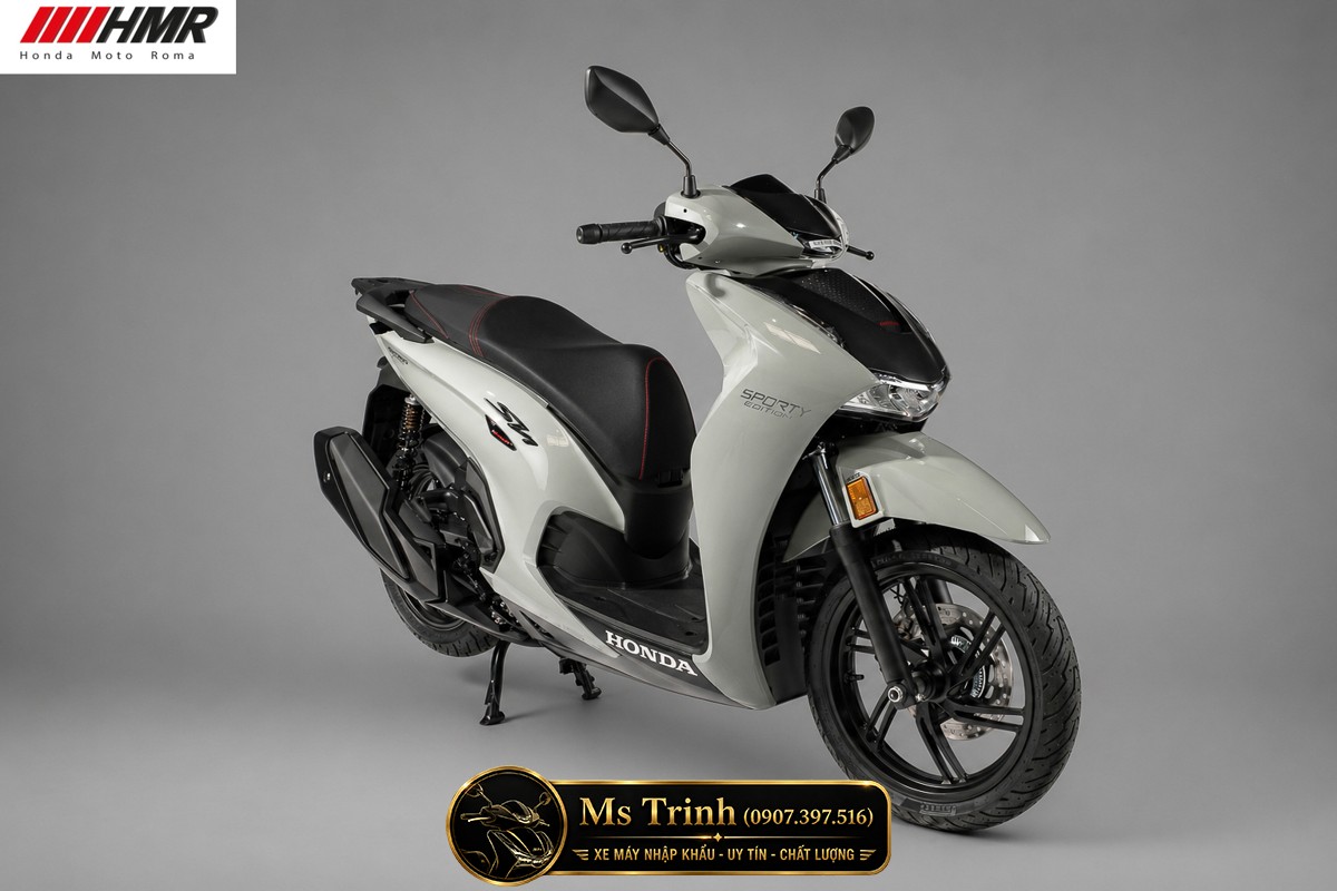 Honda SH350i nhập Ý 2026 tại Nghệ An - SH350i Sporty Trắng Nhám, Xám Bóng Đẳng Cấp Chuẩn Ý