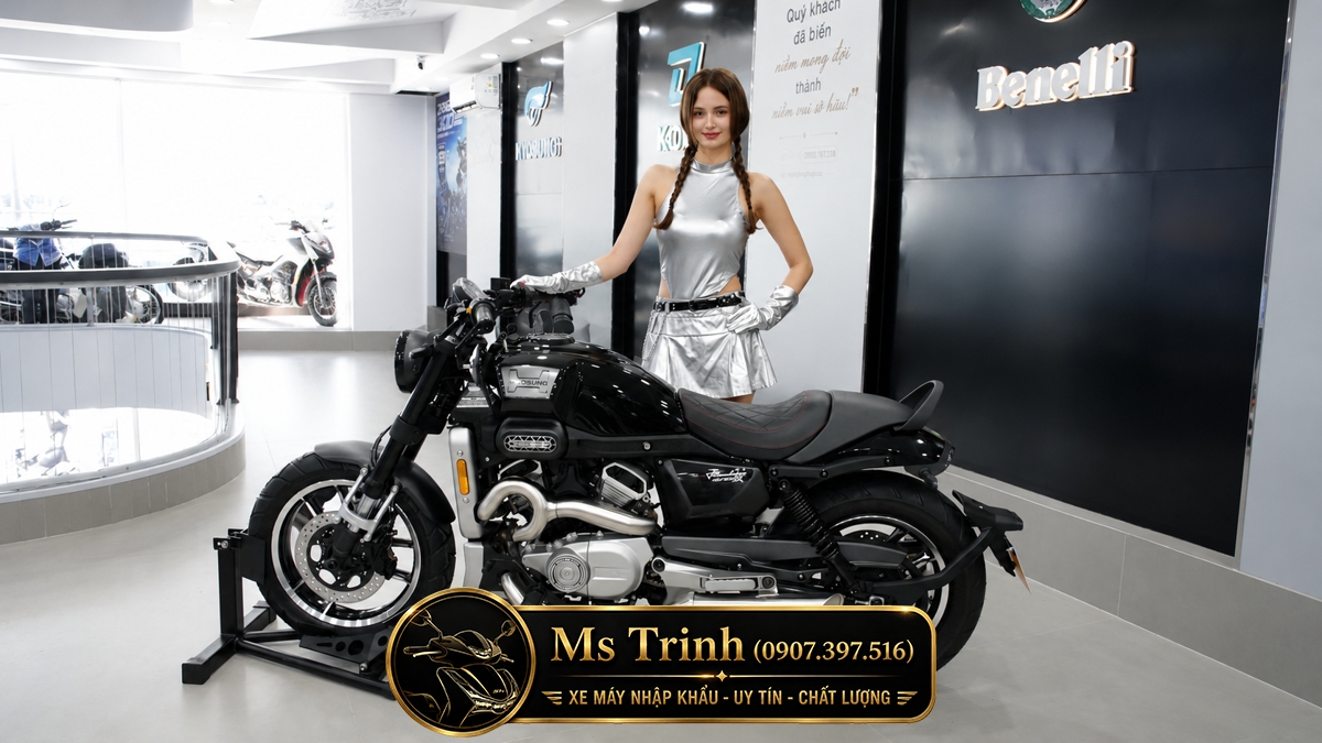 Hyosung GV350X tại Nghệ An - Cruiser 350cc Phong Cách Mỹ Cơ Bắp, Cá Tính