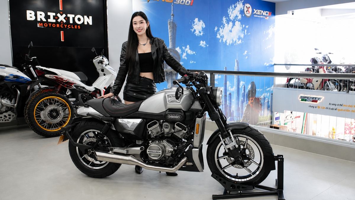 Hyosung GV350X tại Nghệ An - Cruiser 350cc Phong Cách Mỹ Cơ Bắp, Cá Tính
