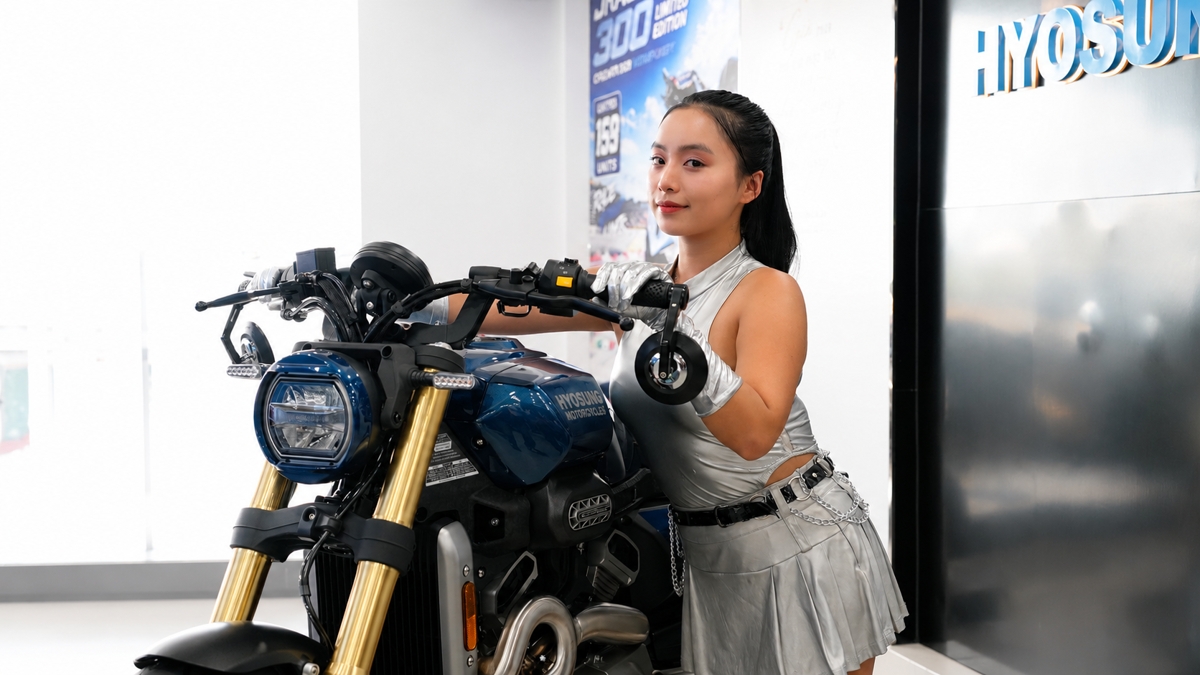 Hyosung GV350X tại Nghệ An - Cruiser 350cc Phong Cách Mỹ Cơ Bắp, Cá Tính