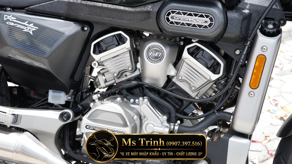 Hyosung GV350X tại Nghệ An - Cruiser 350cc Phong Cách Mỹ Cơ Bắp, Cá Tính