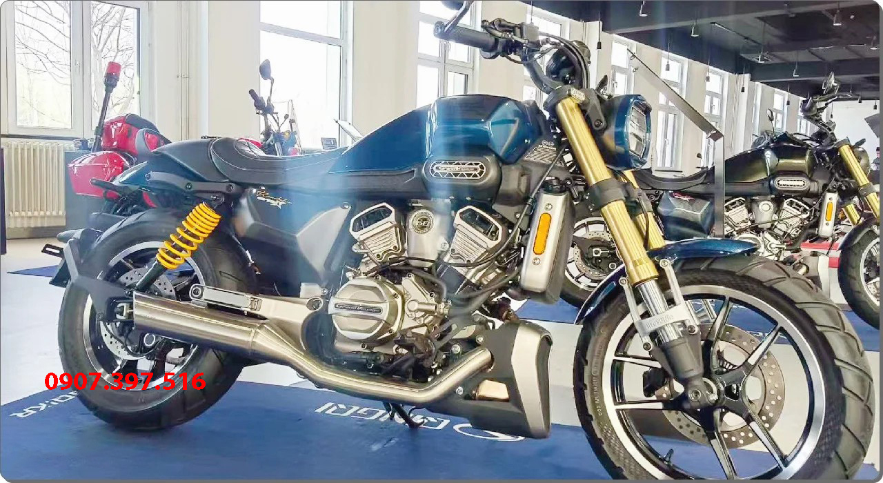 Hyosung GV350X tại Nghệ An - Cruiser 350cc Phong Cách Mỹ Cơ Bắp, Cá Tính