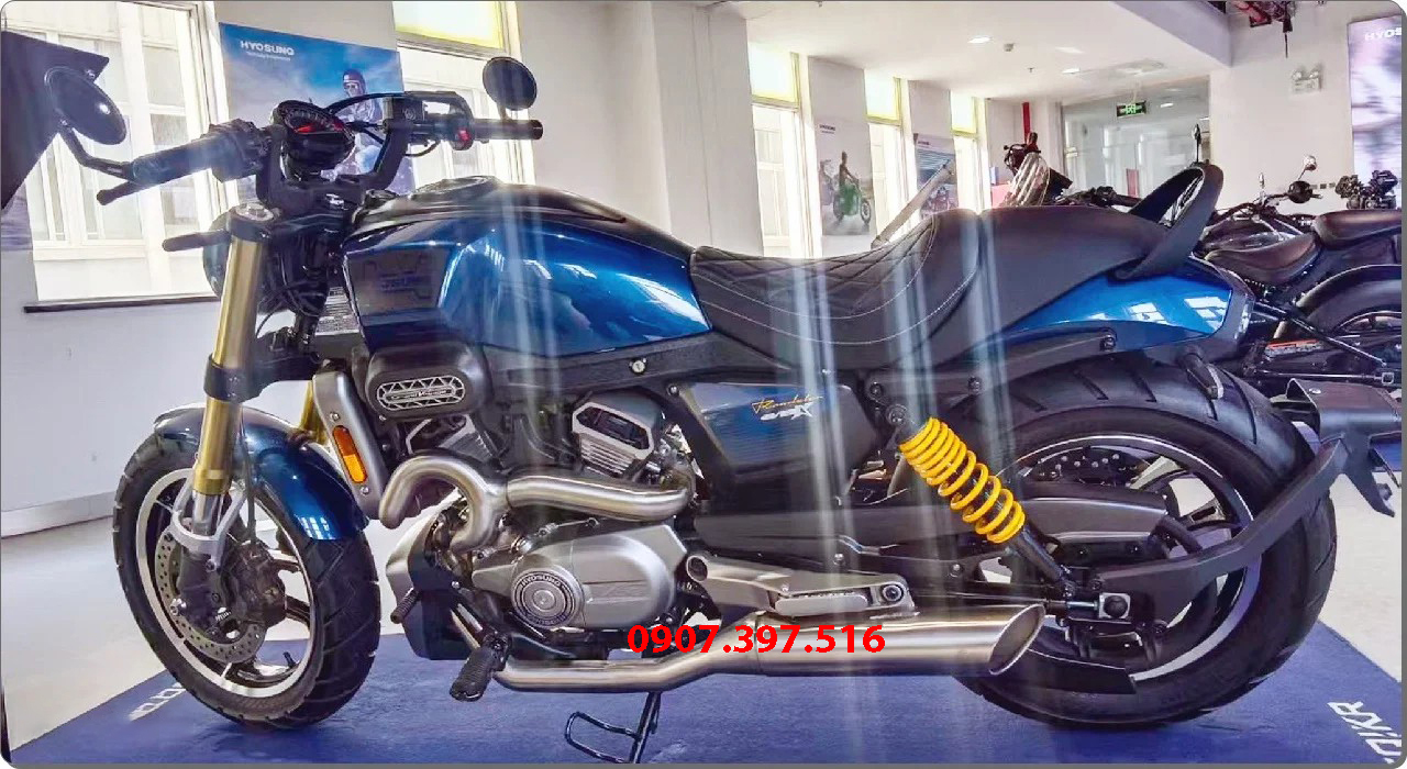 Hyosung GV350X tại Nghệ An - Cruiser 350cc Phong Cách Mỹ Cơ Bắp, Cá Tính