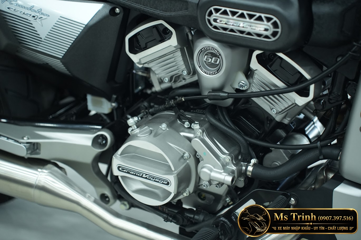 Hyosung GV350X tại Nghệ An - Cruiser 350cc Phong Cách Mỹ Cơ Bắp, Cá Tính