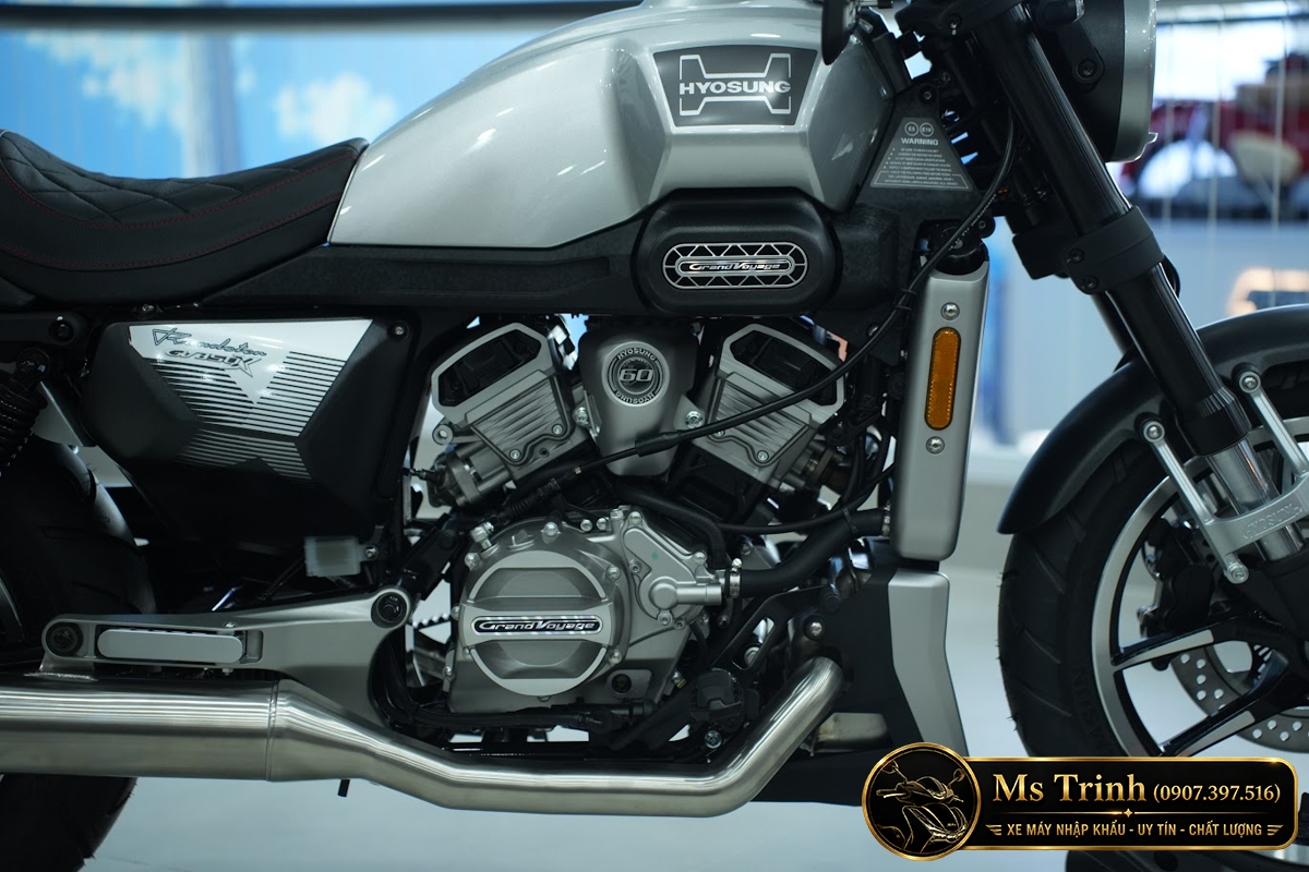 Hyosung GV350X tại Nghệ An - Cruiser 350cc Phong Cách Mỹ Cơ Bắp, Cá Tính