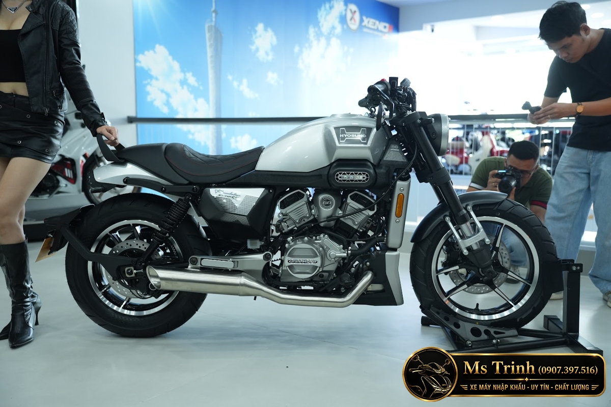 Hyosung GV350X tại Nghệ An - Cruiser 350cc Phong Cách Mỹ Cơ Bắp, Cá Tính