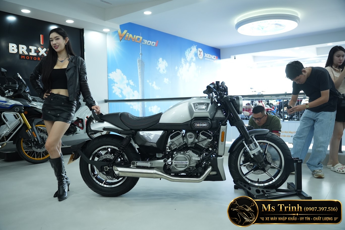 Hyosung GV350X tại Nghệ An - Cruiser 350cc Phong Cách Mỹ Cơ Bắp, Cá Tính