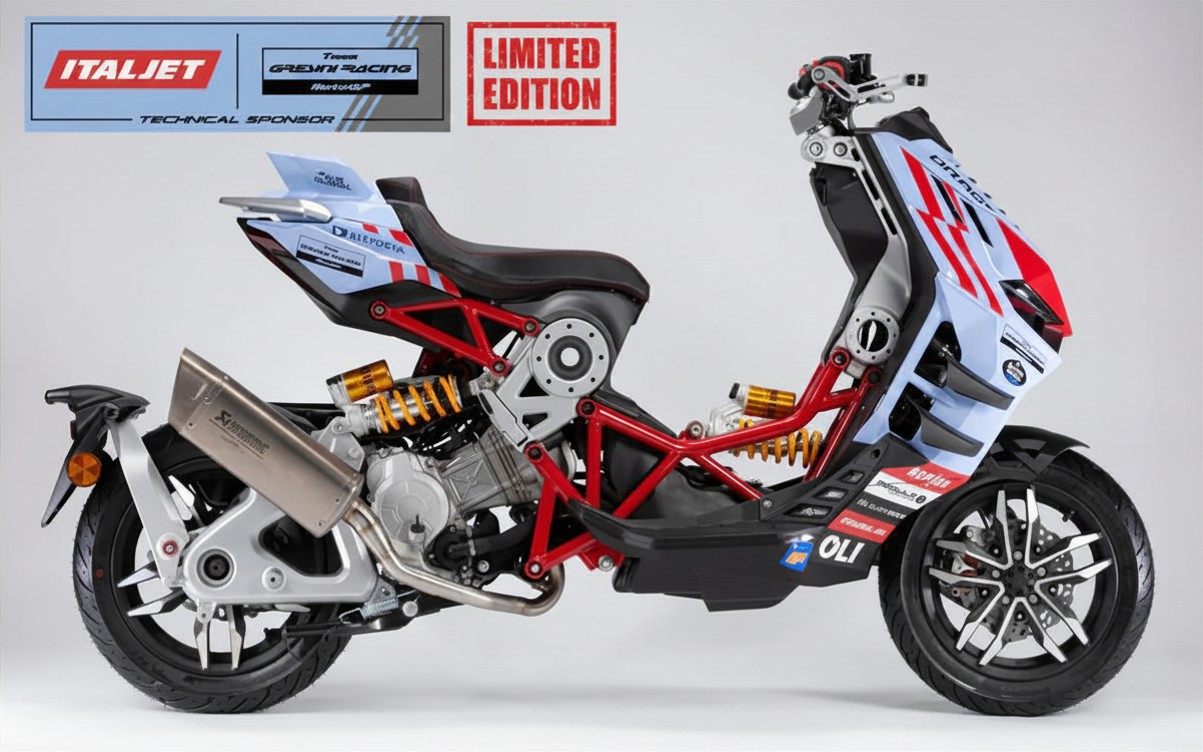 Italjet Dragster 300 Gresini Racing Tại Nghệ An - Chiếc Scooter Ý Khiến Dân Chơi Xe Phải Ngoái Nhìn
