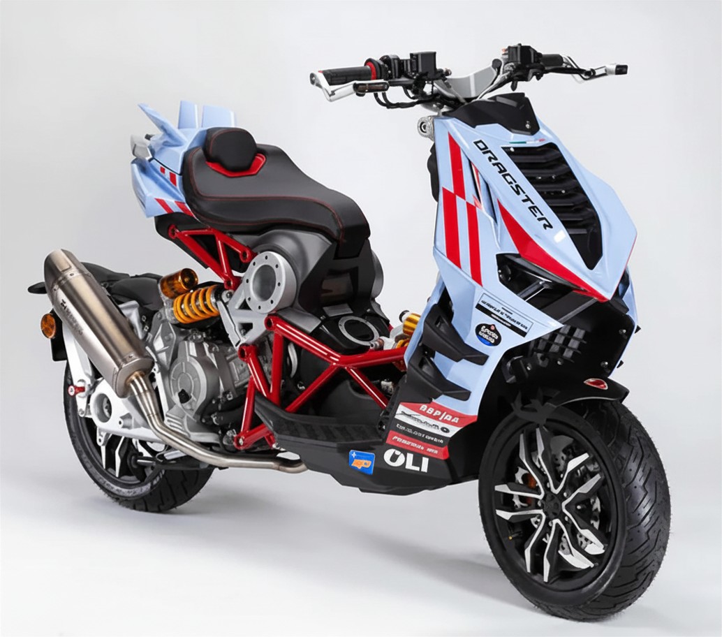 Italjet Dragster 300 Gresini Racing Tại Nghệ An - Chiếc Scooter Ý Khiến Dân Chơi Xe Phải Ngoái Nhìn