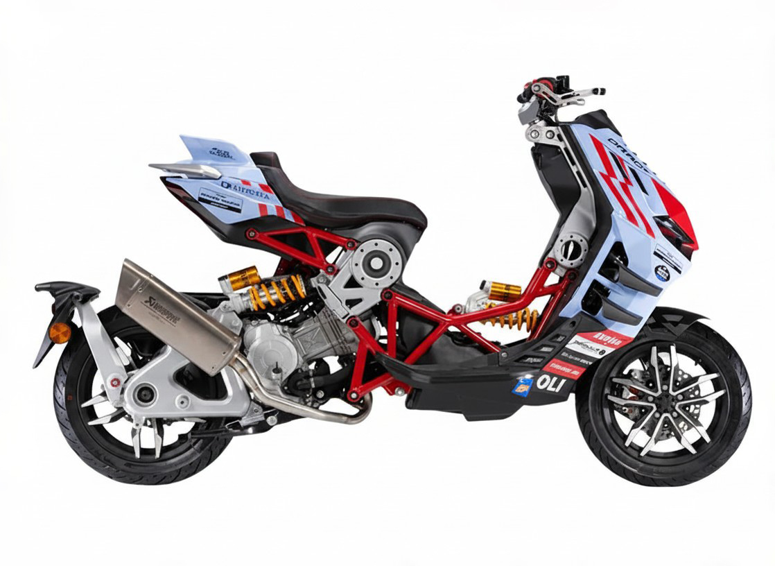 Italjet Dragster 300 Gresini Racing Tại Nghệ An - Chiếc Scooter Ý Khiến Dân Chơi Xe Phải Ngoái Nhìn