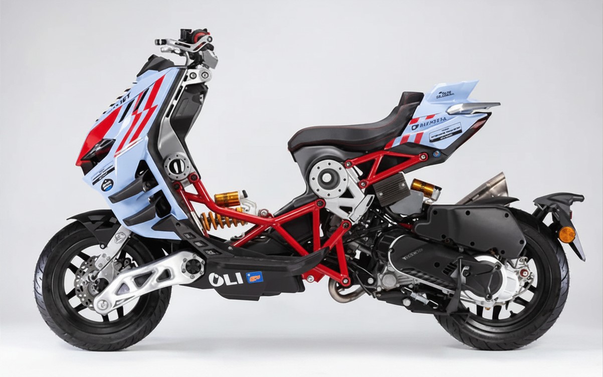 Italjet Dragster 300 Gresini Racing Tại Nghệ An - Chiếc Scooter Ý Khiến Dân Chơi Xe Phải Ngoái Nhìn