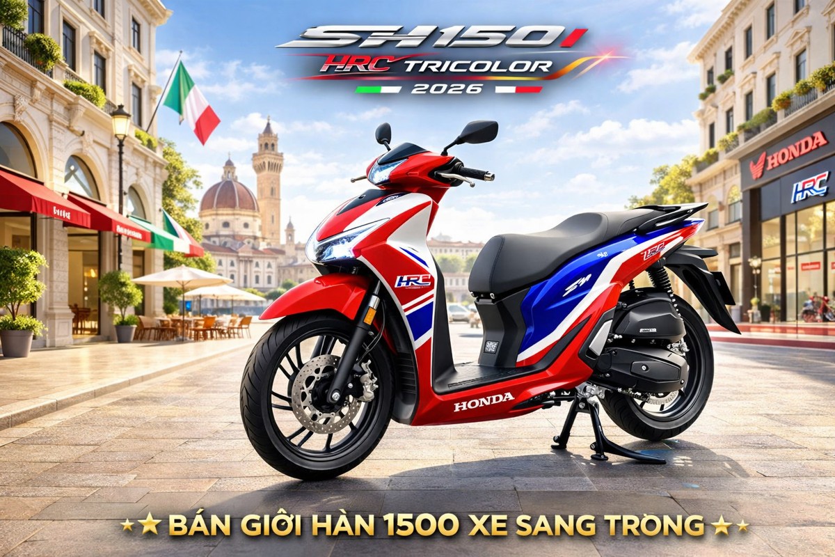 Honda Sh150 HRC 2026 Special Editon tại Nghệ An - Siêu phẩm SH Ý giới hạn 500 xe toàn cầu