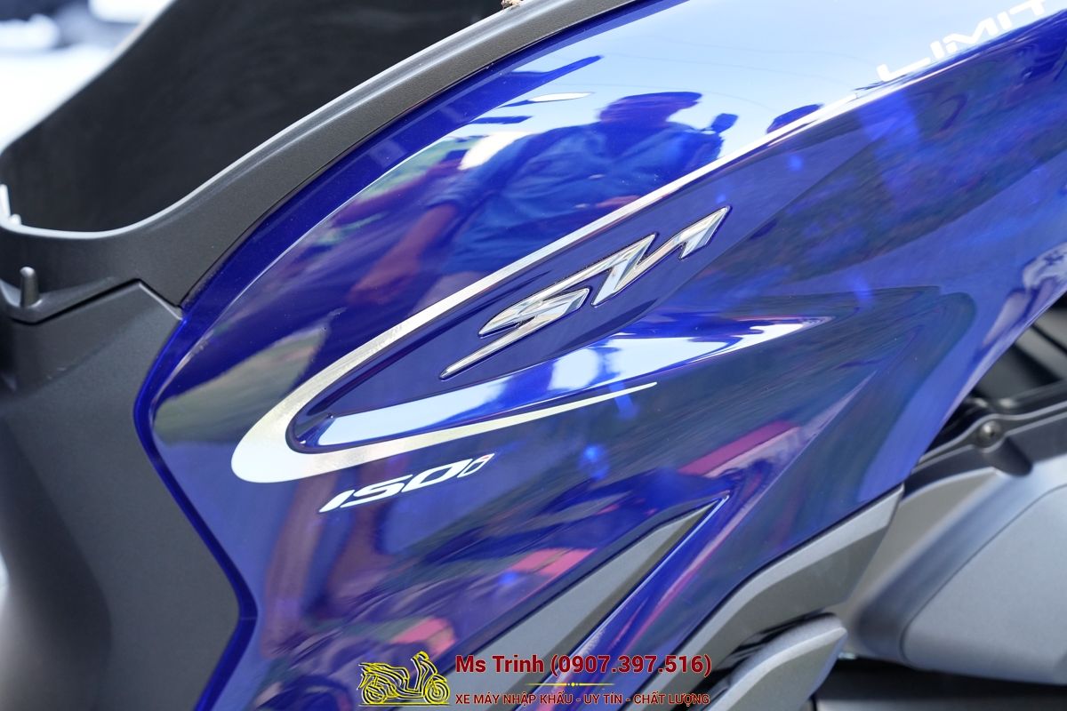 Honda SH150 Vetro Blue 2026 Limited Edition - Siêu phẩm SH Ý dàn áo xanh trong suốt cực hiếm tại Nghệ An