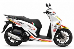 Honda SH150 Ý Malossi 2026 tại Nghệ An - Tem custom thể thao, dáng SH thanh lịch